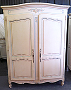 old French 3 door provencal style armoire